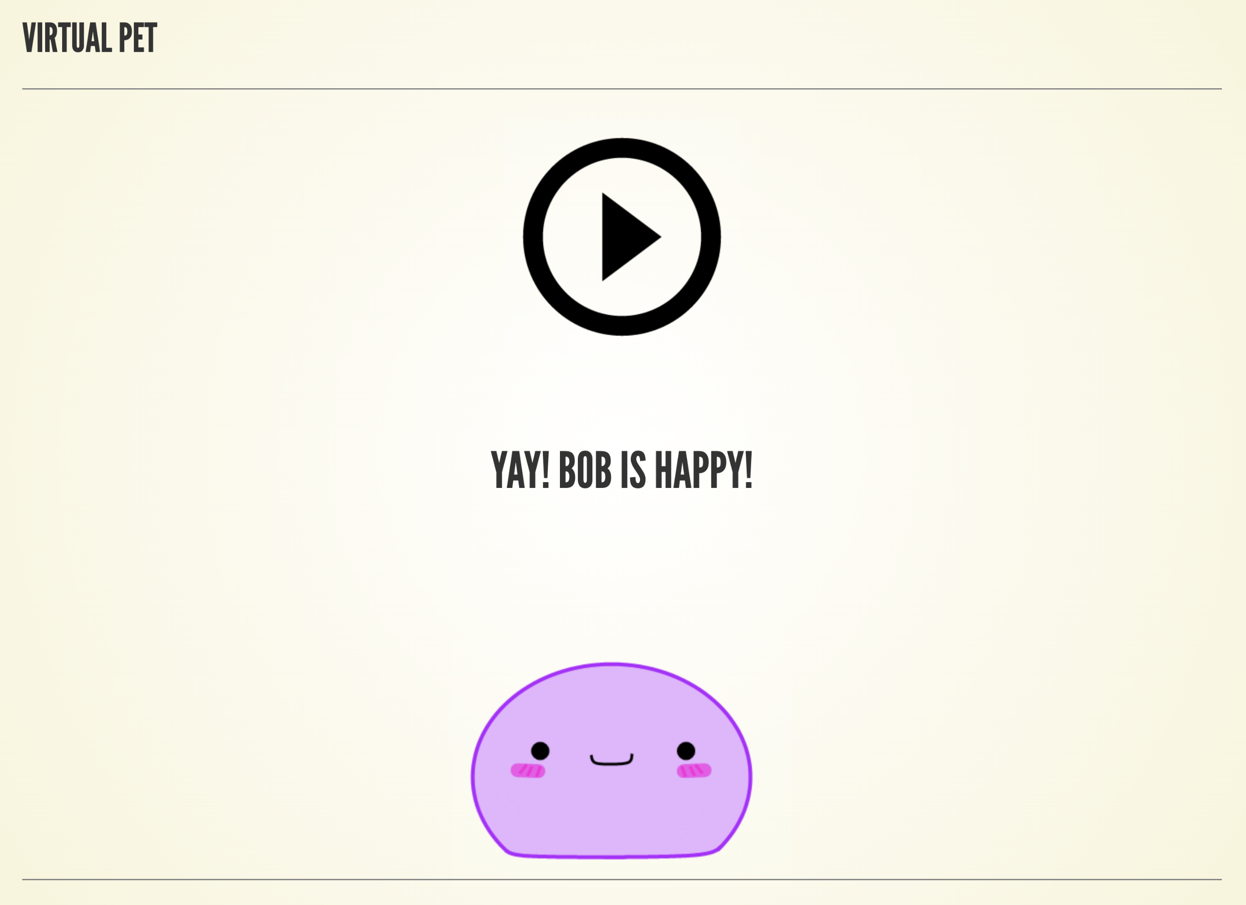 Emotional reinforcement home screen